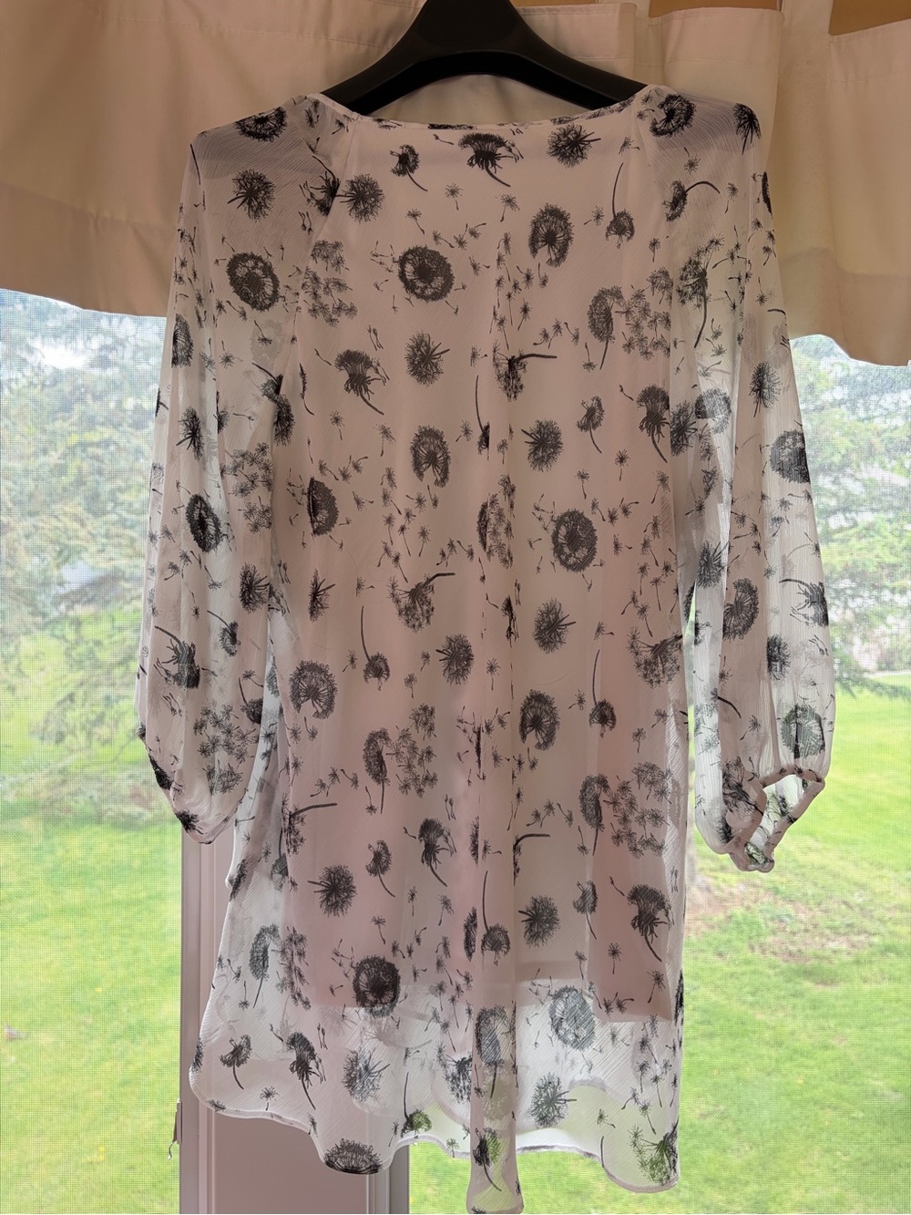 Dressbarn | Dandelion Sheer Blouse - Picture 11 of 12